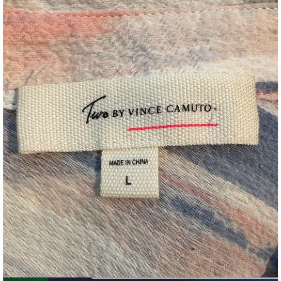 Two by Vince Camuto Sleeveless Button Down Tunic Large - Picture 7 of 8